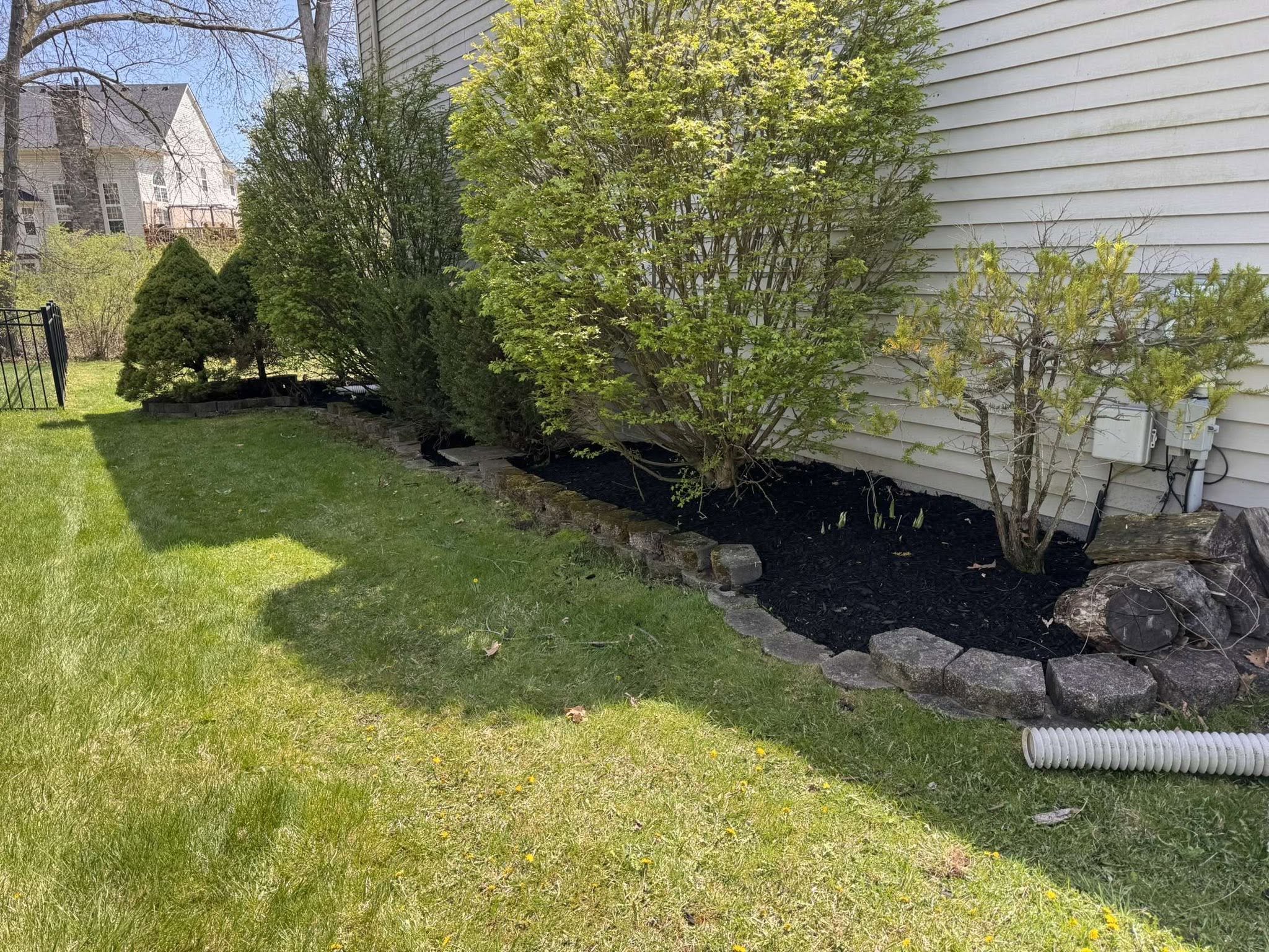 Trimmed landscape renovation